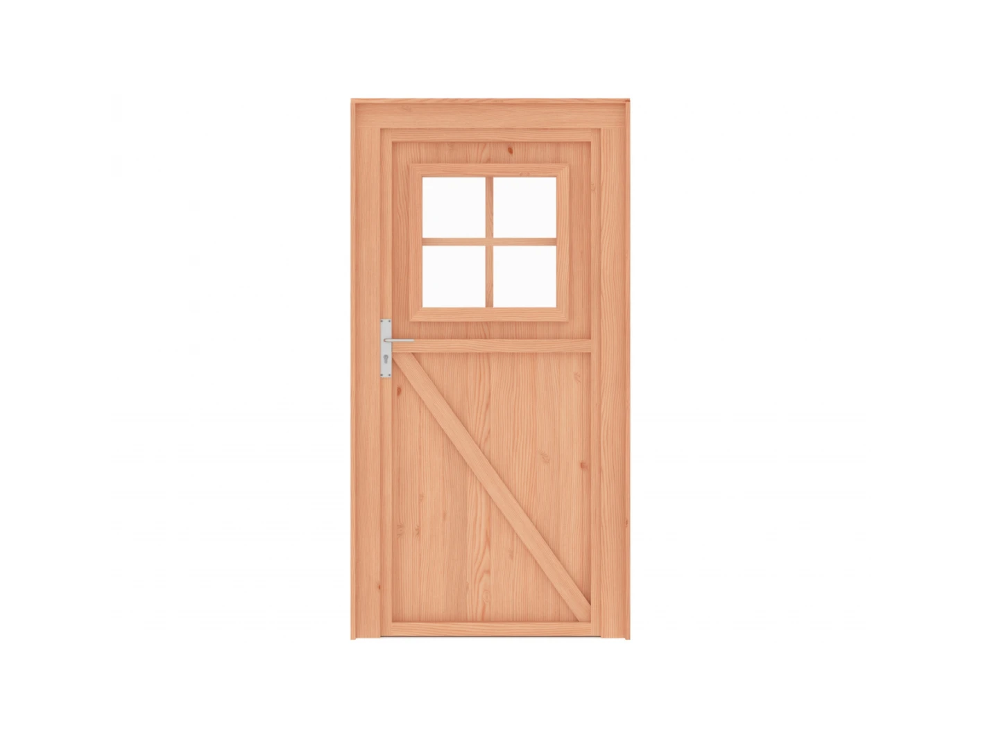 Douglas Enkele Deur 4-Ruits 102 x 202 cm - Linksdraaiend - Afbeelding 3